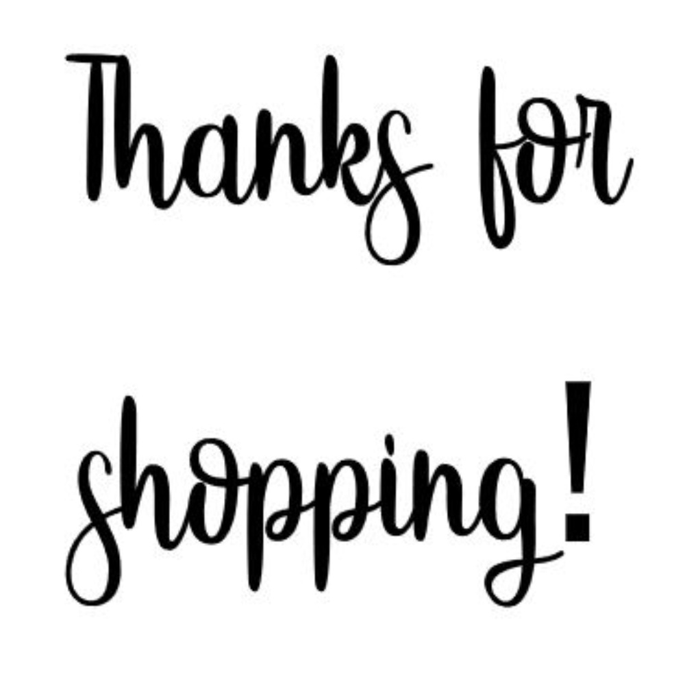 Thanks for shopping!
